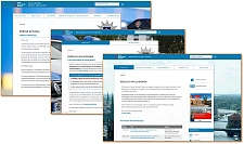 Bildschirmfotos verschiedener KOGIS-Seiten aus dem Jahr 2013.