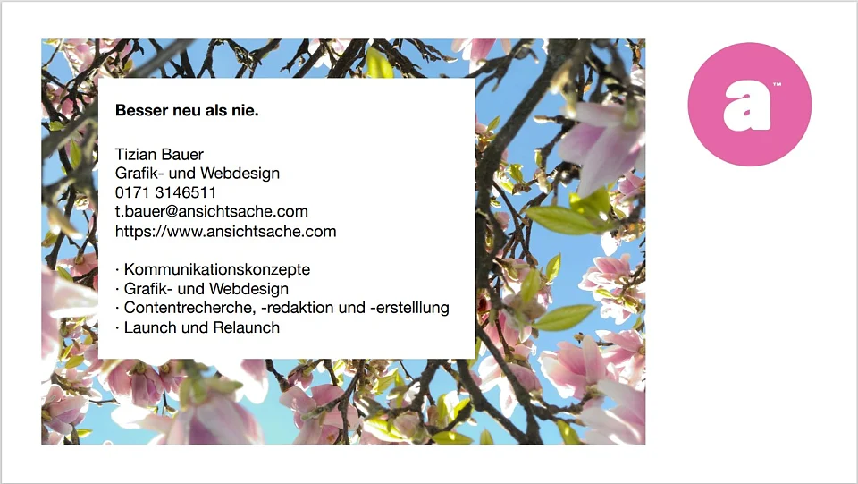 Kurzprofil Tizian Bauer