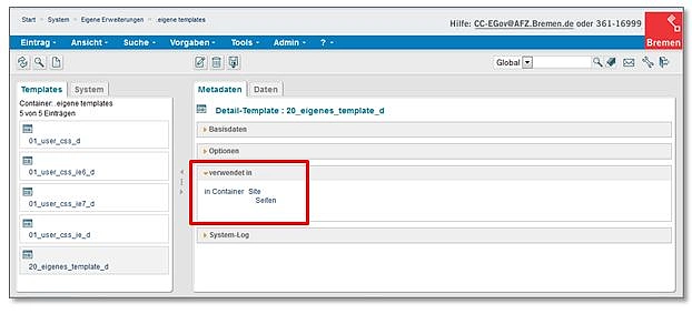 Bildschirmfoto verfügbar und wählbar - Ergebnis