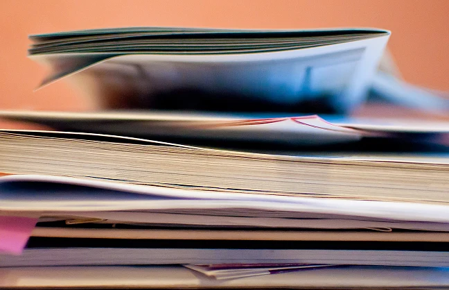 Bild mit Büchern und Zeitschriften